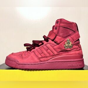 2008 Mens Adidas Forum High X Frank the Butcher Cardinal Red Used Size 10 DS OG